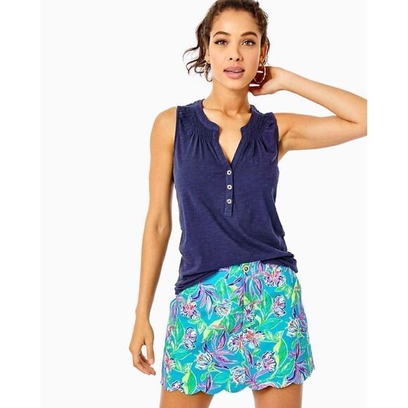 Lilly Pulitzer Tops - Lilly Pulitzer Essie Tank Solid Tunic Top